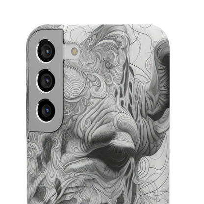 Monochrome Giraffe | Slim Phone Case for Samsung