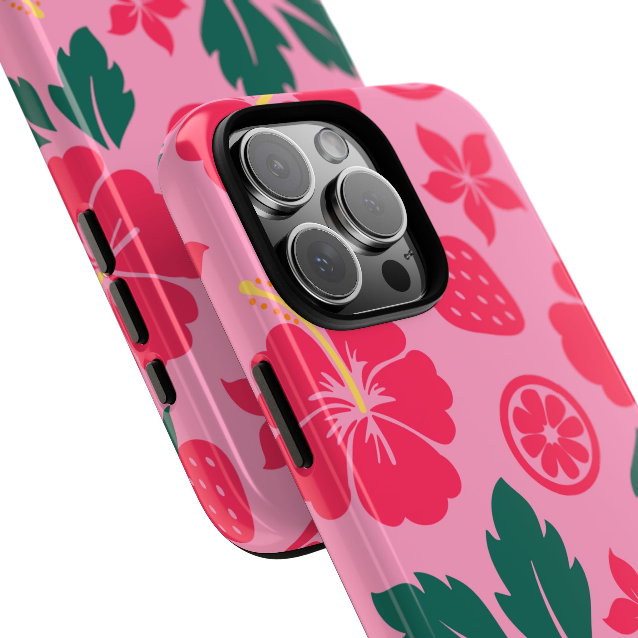 Tropical Hibiscus Harmony - iPhone Case