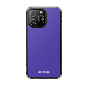 Plump Purple | Handyhülle für iPhone (Clear Impact Case – magnetisch) 