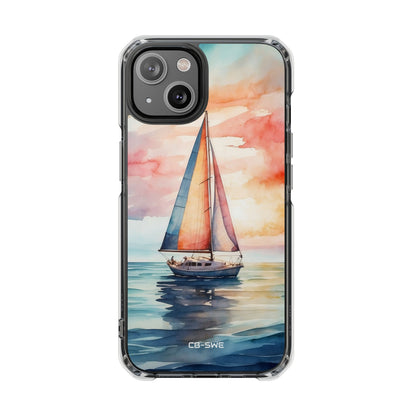 Sailboat Glides Calm iPhone Case - Impact