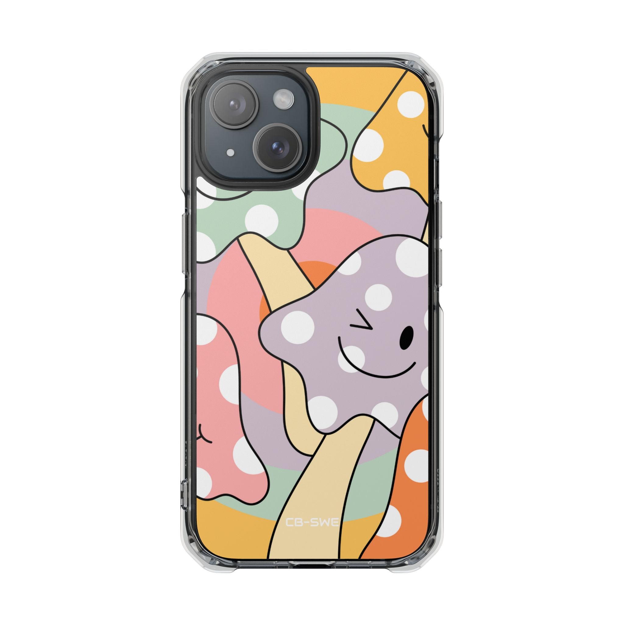 Playful Mushroom Friends iPhone Case - Impact