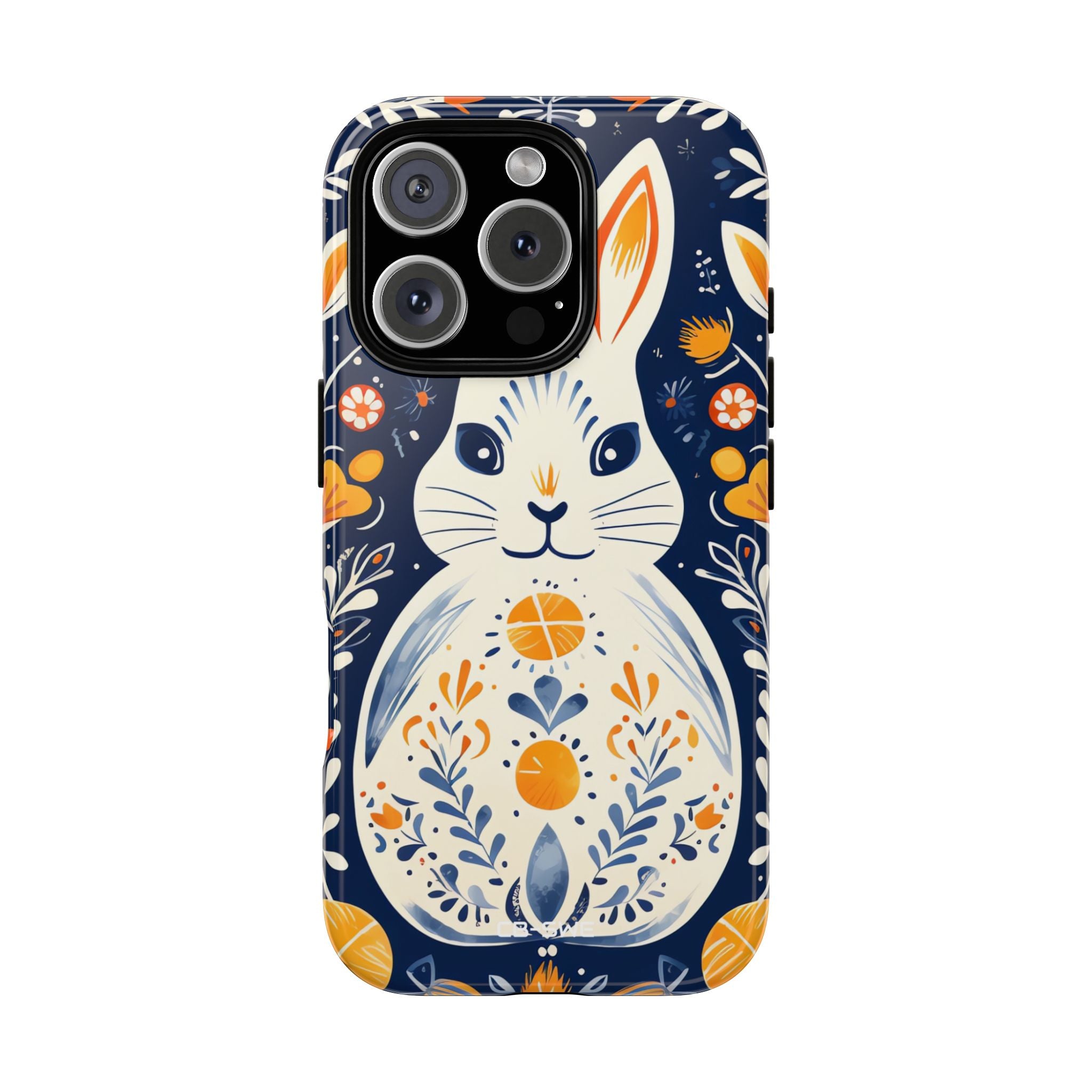 Floral Rabbit Joy - iPhone Case