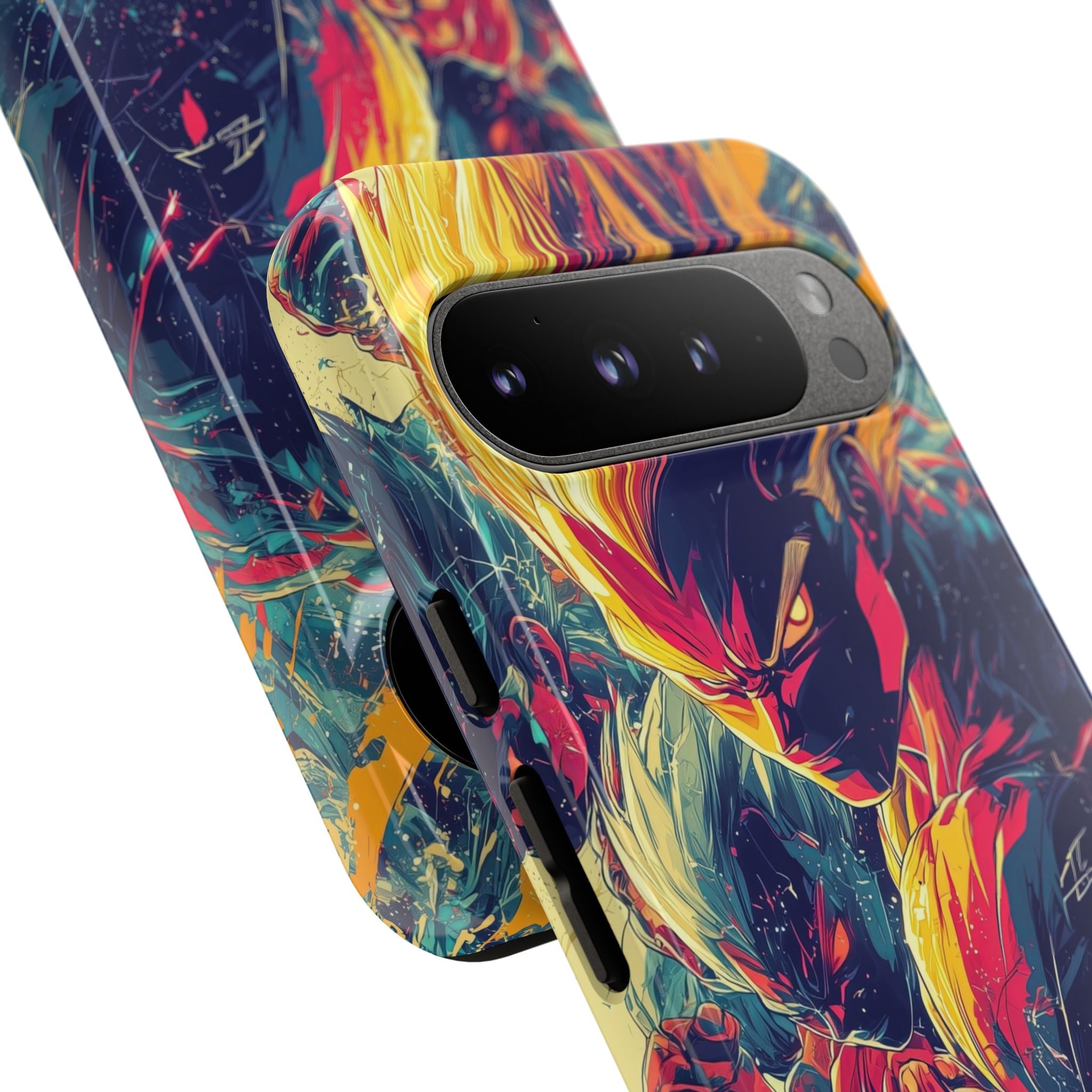 Yellow Fury Google Pixel 9 Pro XL Case - Tough