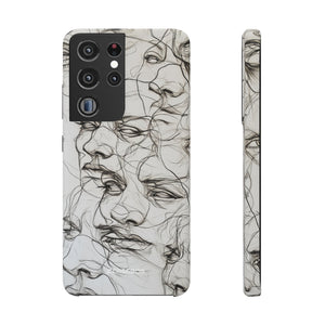 Ethereal Faces | Slim Phone Case for Samsung