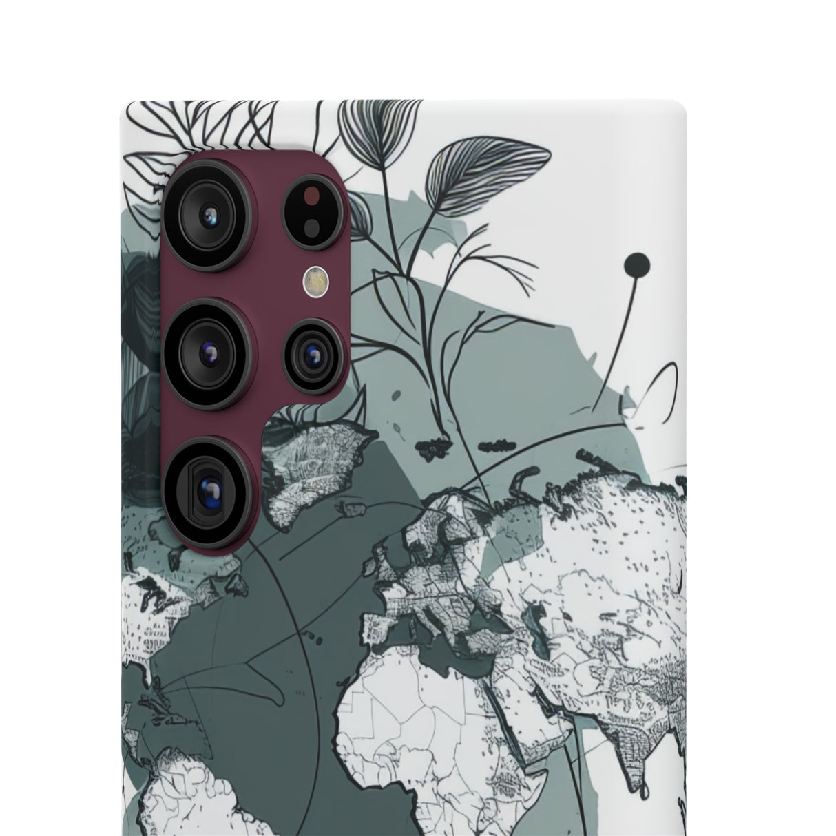 Botanical Cartography | Slim Phone Case for Samsung