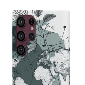 Botanical Cartography | Slim Phone Case for Samsung