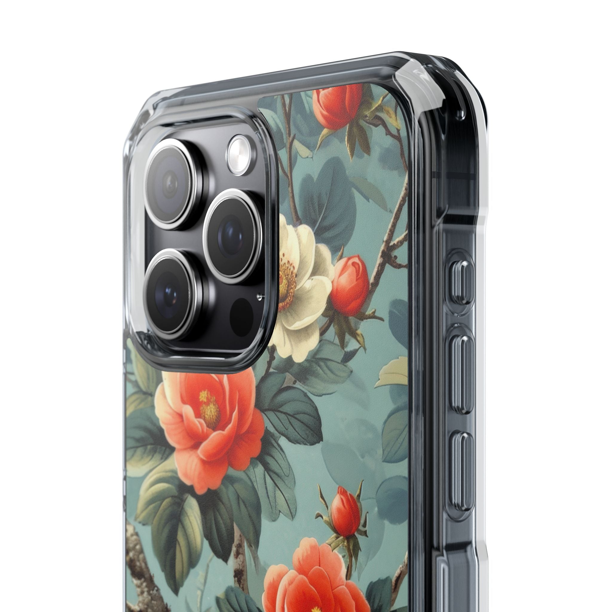 Coral Bloom iPhone 15 Pro Max Case - Impact