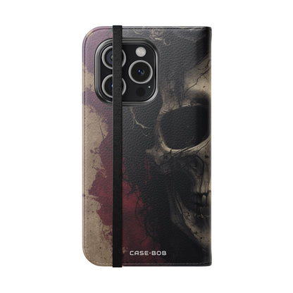 Skull Thorn Crown - iPhone 15 Pro Case - Wallet