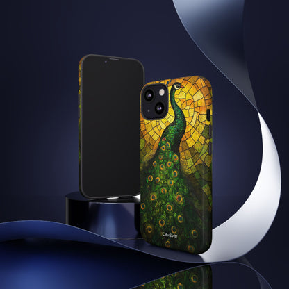 Peacock Spreads Light - iPhone Case
