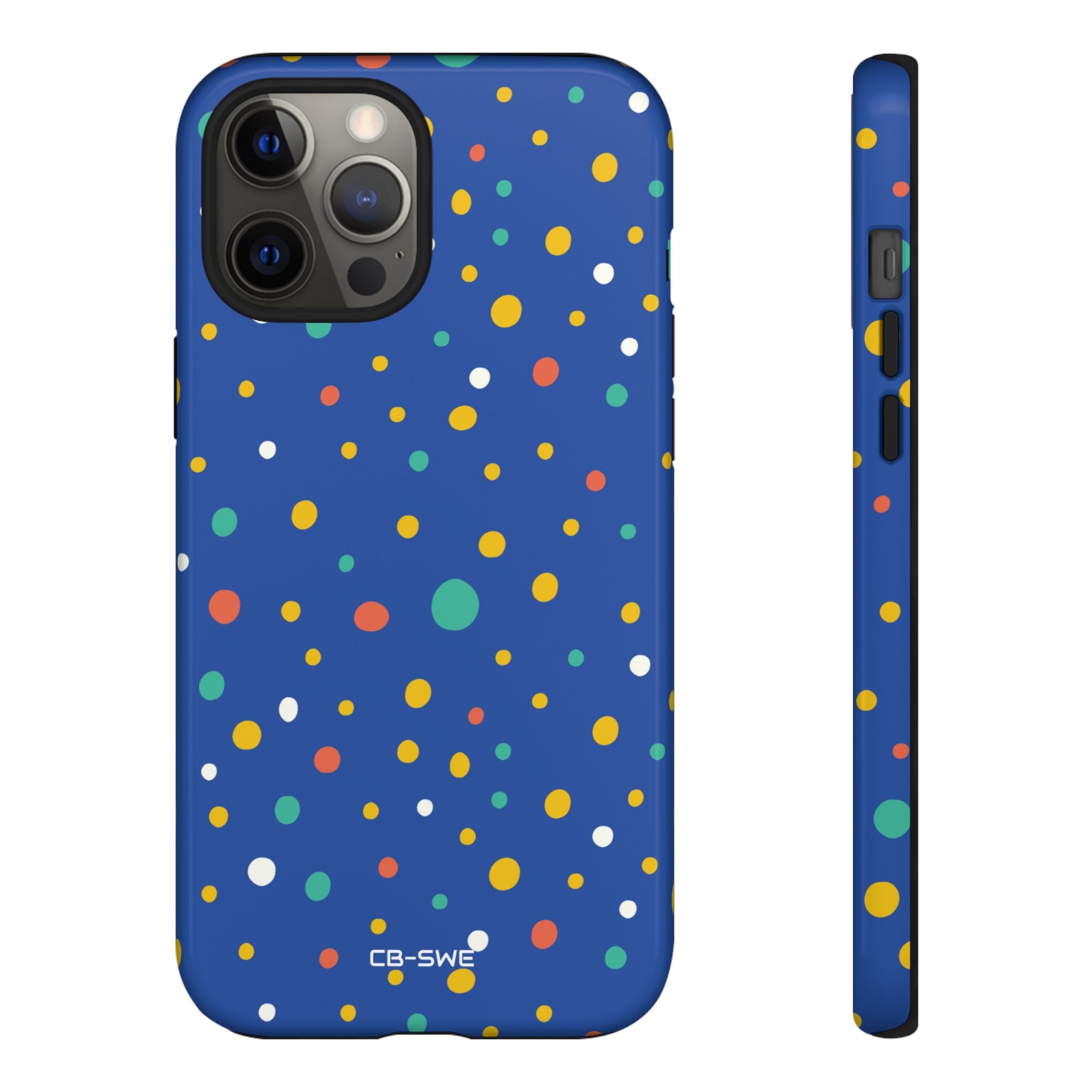 Colorful Dots Dance - iPhone Case