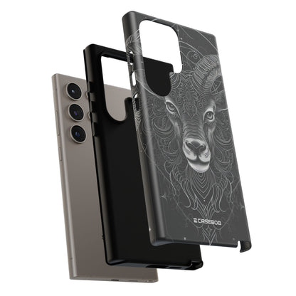 Mystical Ram: Surreal Celestial Design - For Samsung S24