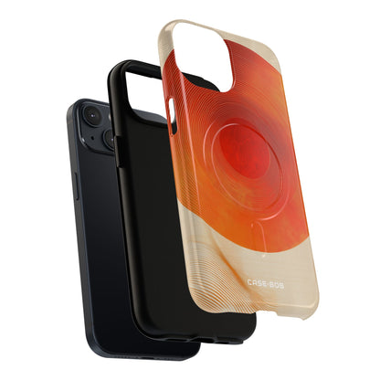 Sunburst Swirl iPhone 14 Case - Tough+