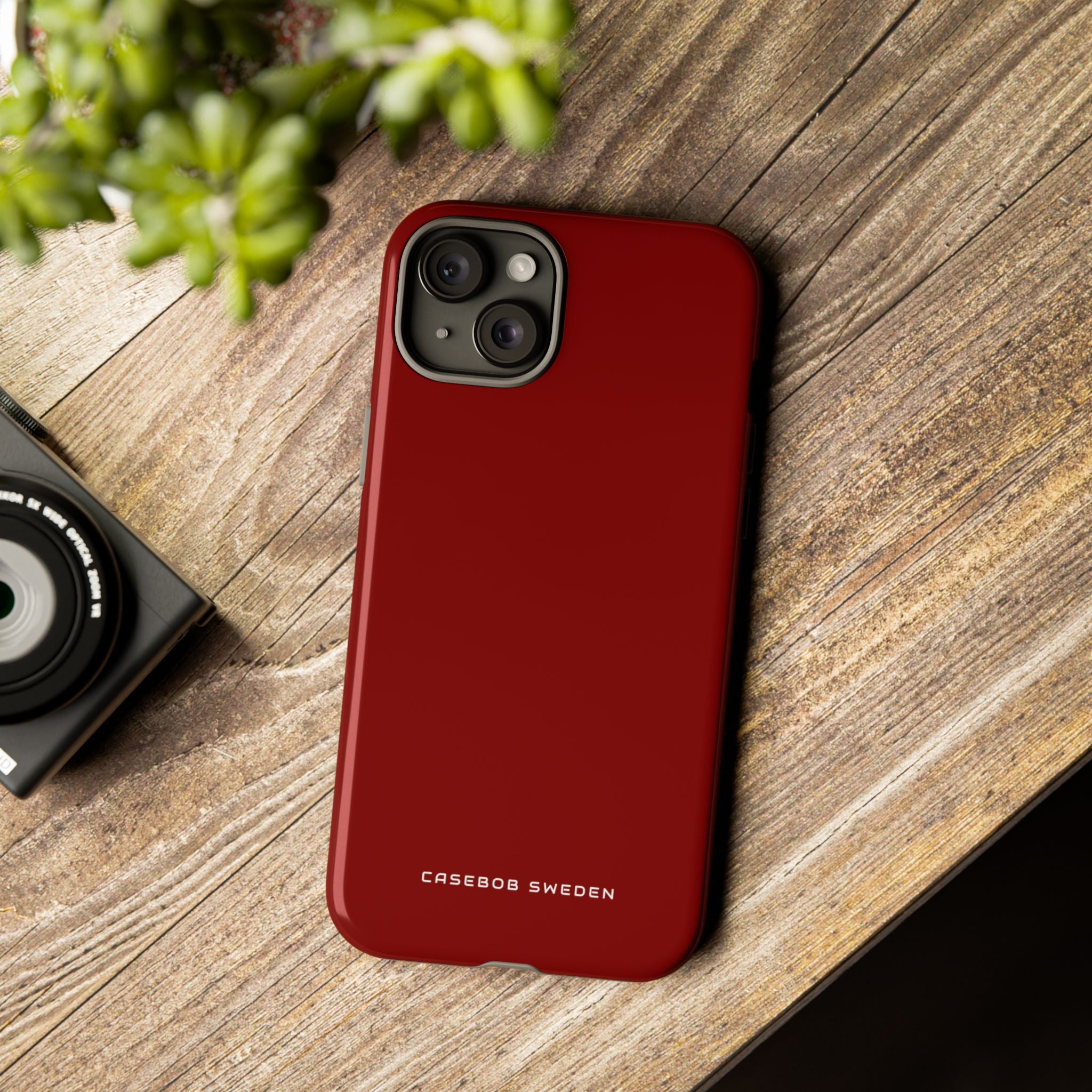 Maroon iPhone 15 - Tough Phone Case