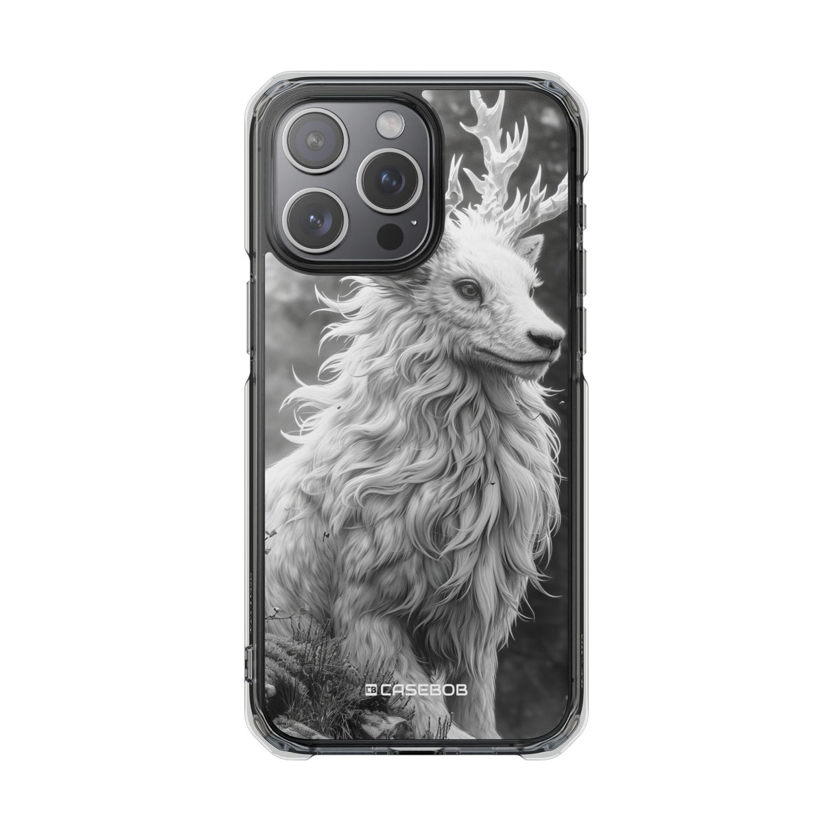 Majestic Forest Guardian - Phone Case for iPhone (Clear Impact - Magnetic)