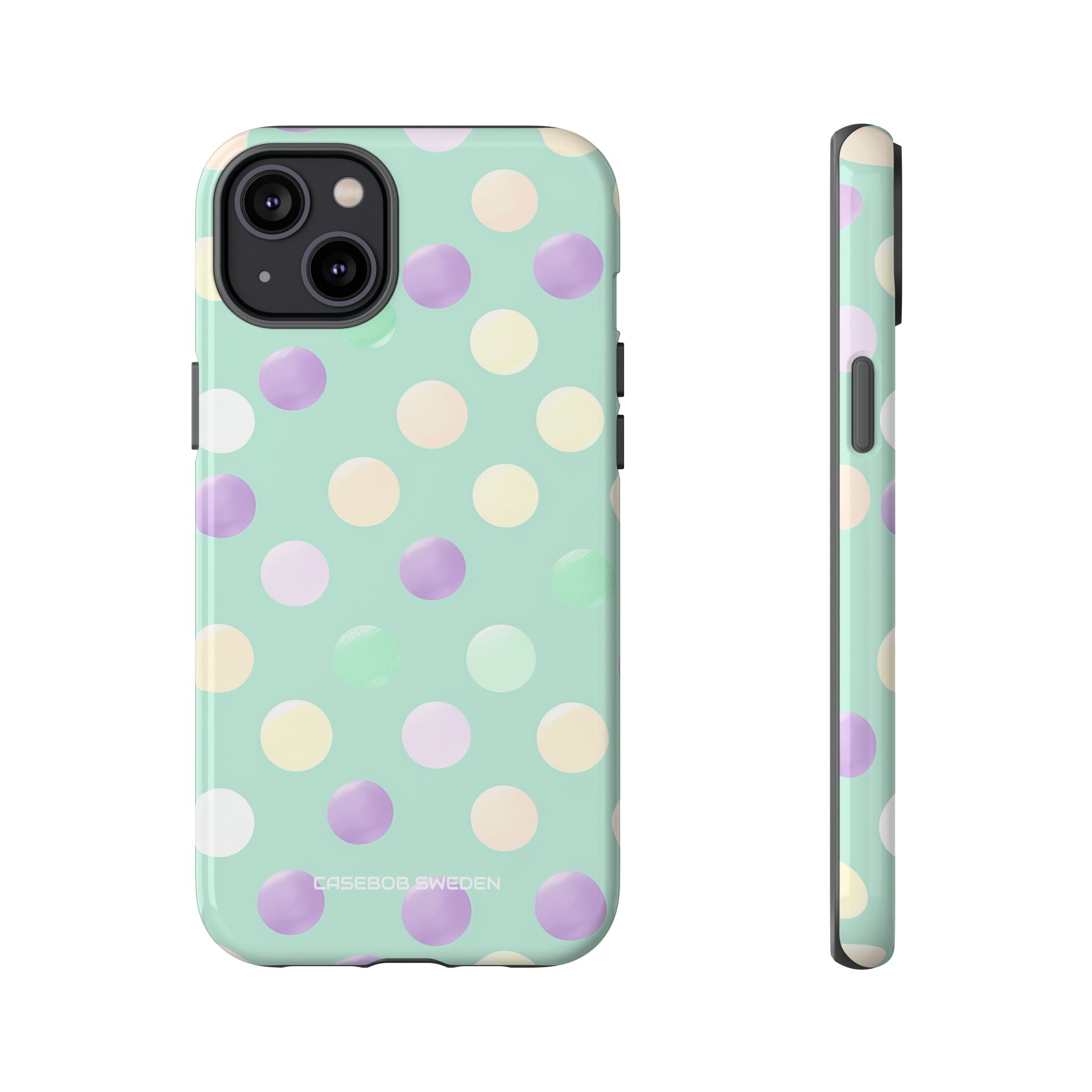 Pastel Polka Dots - Tough iPhone 14 Phone Case