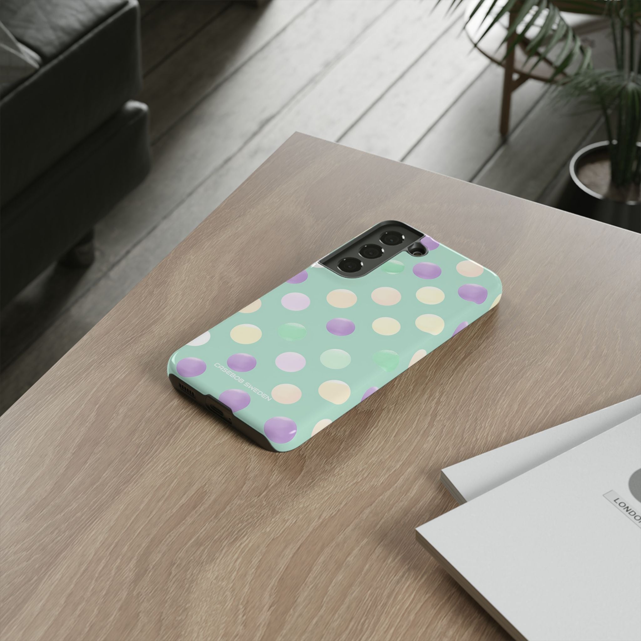 Pastel Polka Dots - Tough Samsung S22 Phone Case