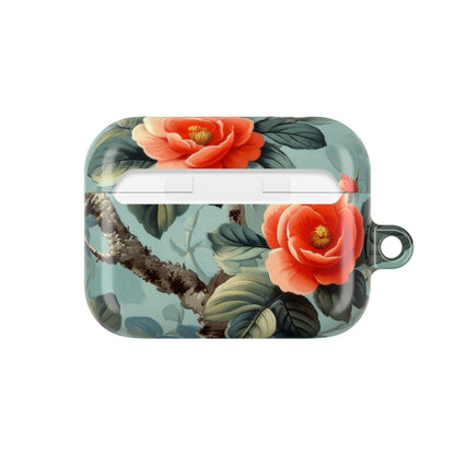 Pink Camellia - AirPods Case