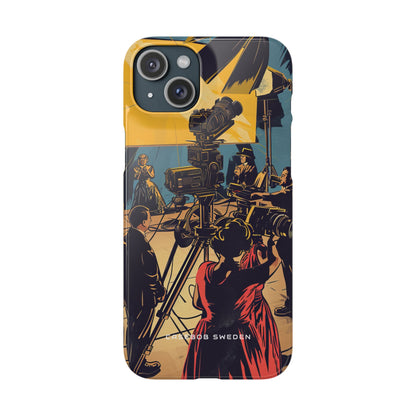 Golden Era Cinematic Spotlight iPhone 15 - Slim Phone Case