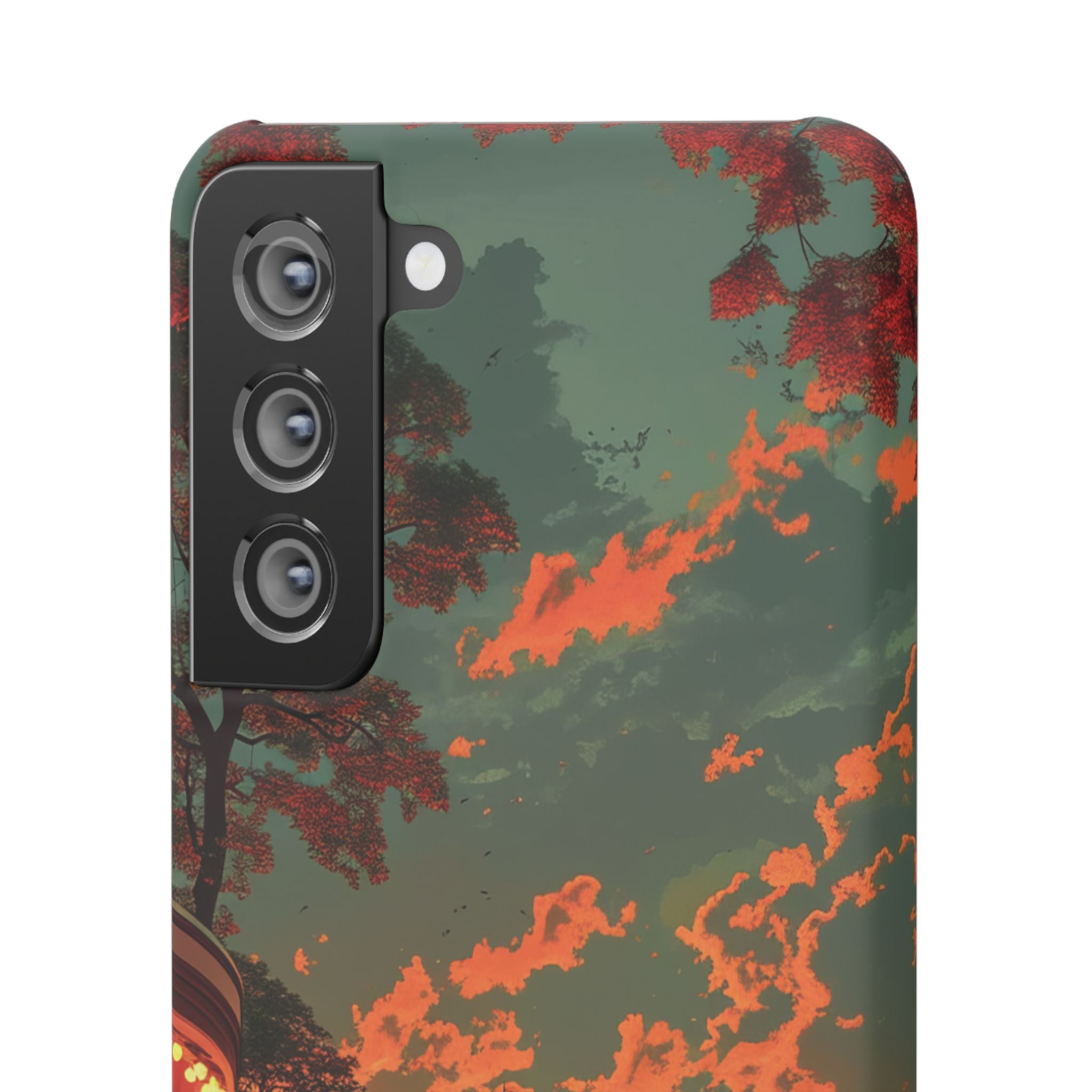 Mid-Century Nostalgia Streetscape Samsung S21 - Slim Phone Case