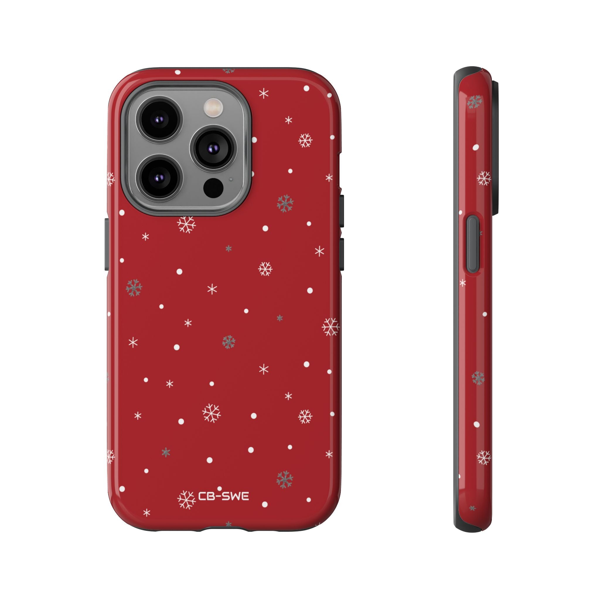 Snowflakes Dance Cheerfully - iPhone Case