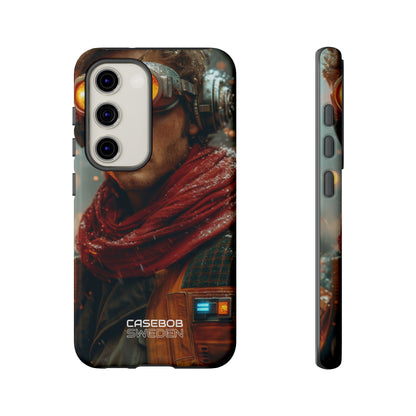 Futuristic Steampunk Explorer Samsung S23 - Tough