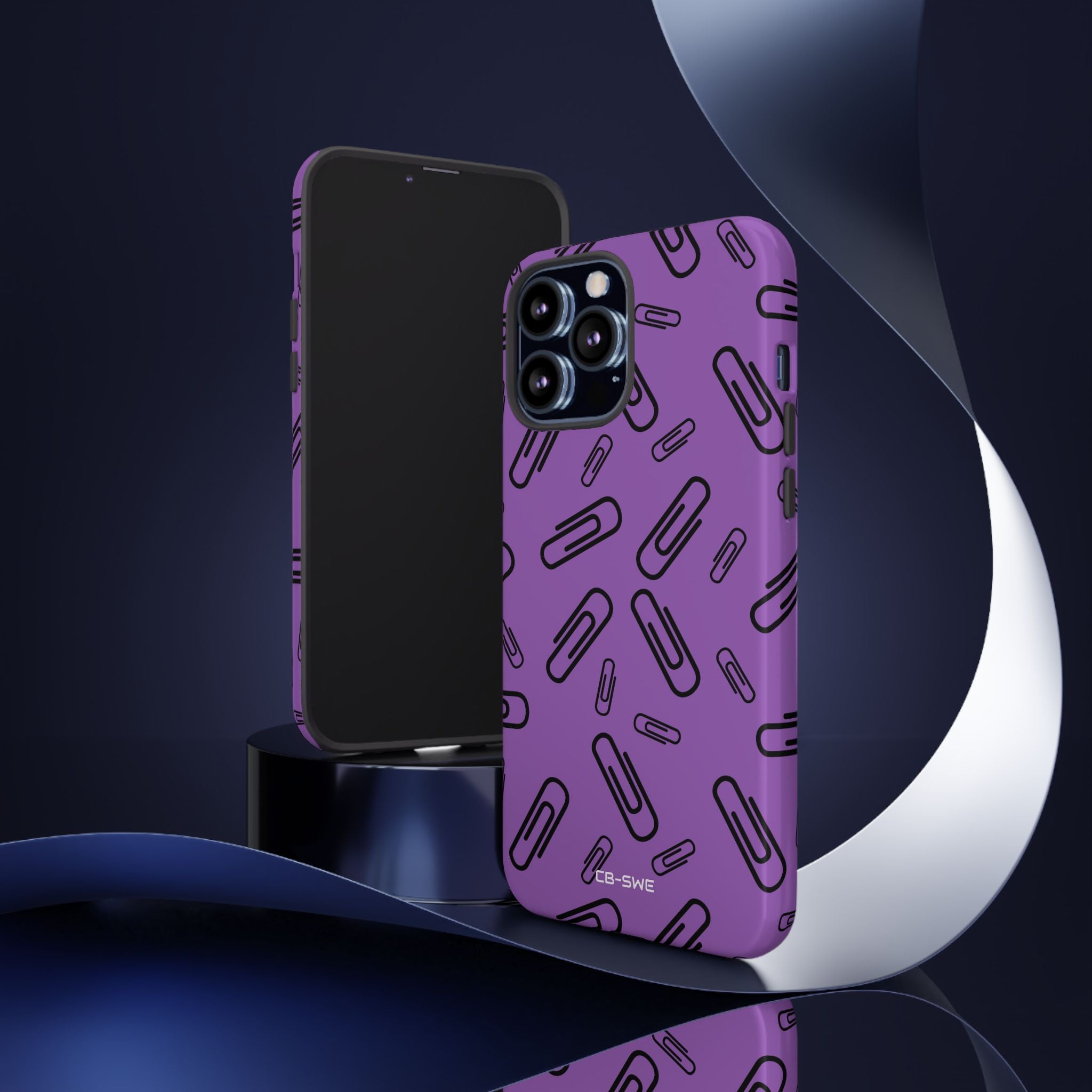 Paperclips Dance Playfully - iPhone Case