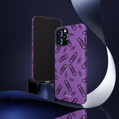 Paperclips Dance Playfully - iPhone Case