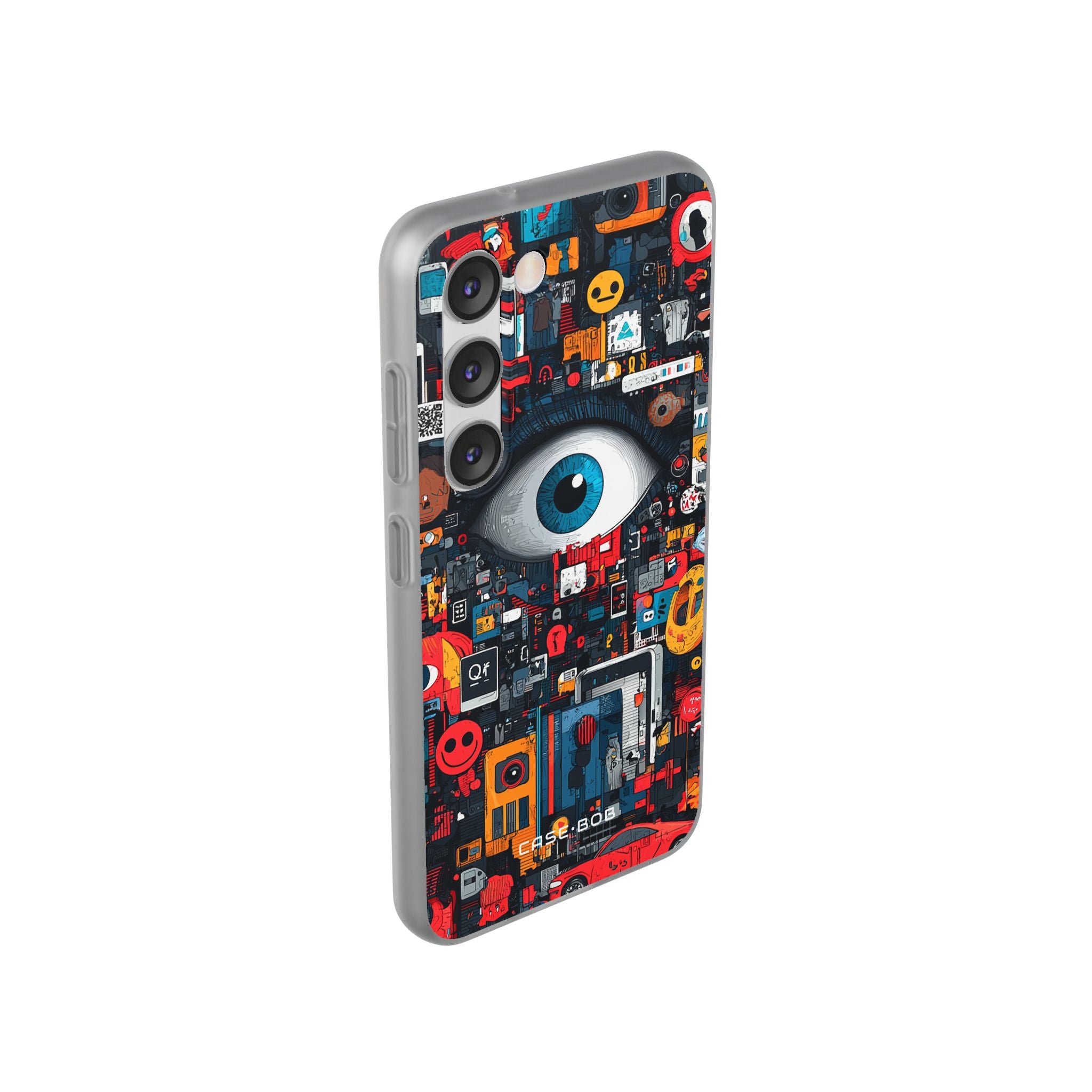 Digital Eye Blue Samsung S23 Case - Soft