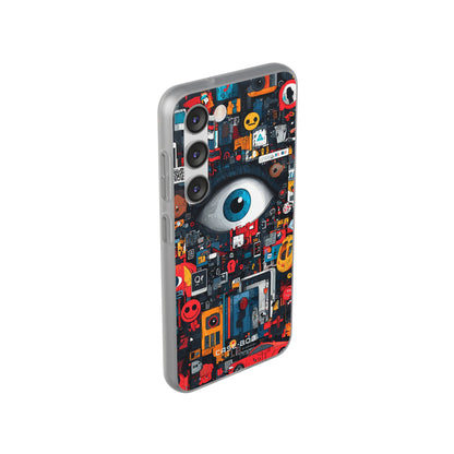 Digital Eye Blue Samsung S23 Case - Soft