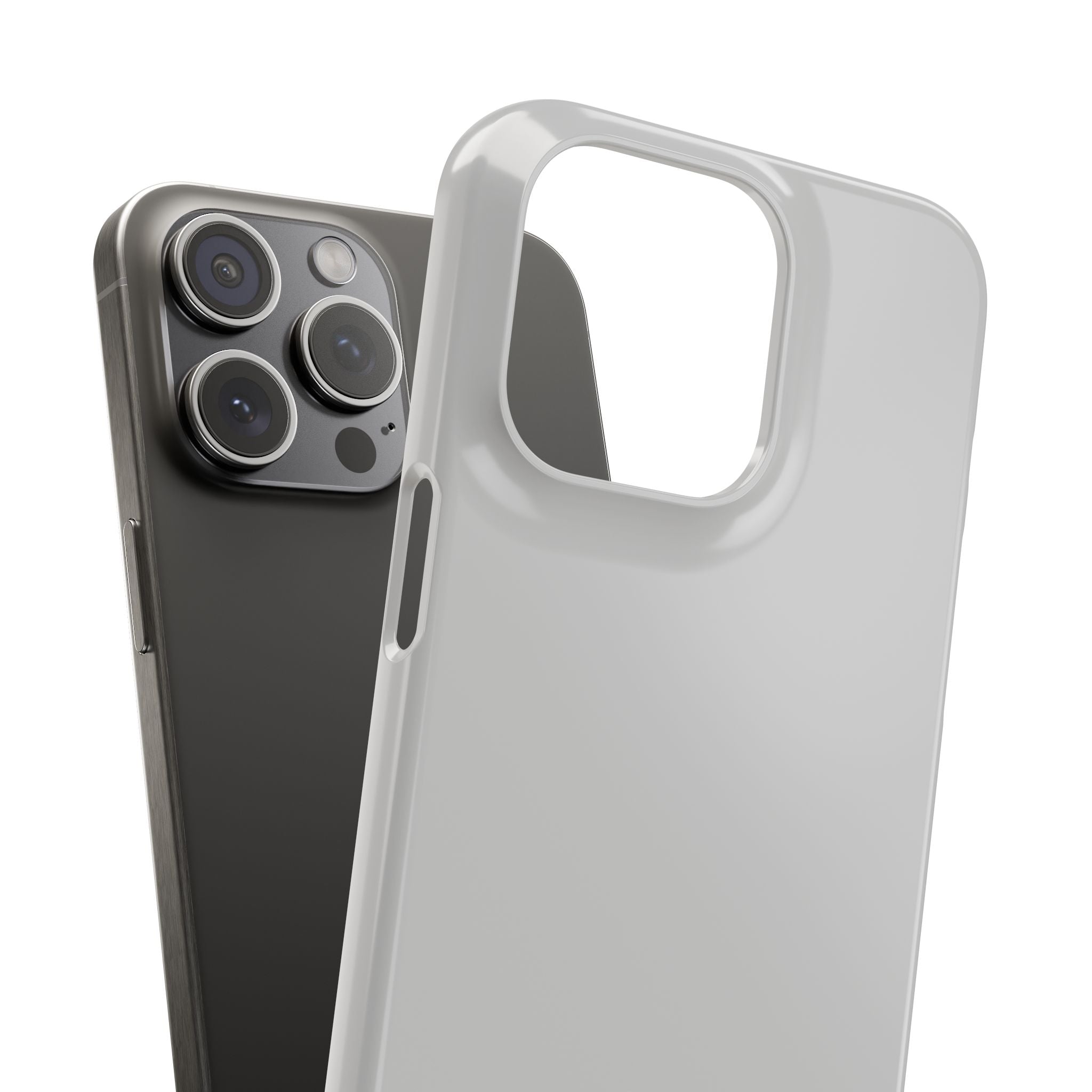 Light Gray iPhone 15 - Slim Phone Case