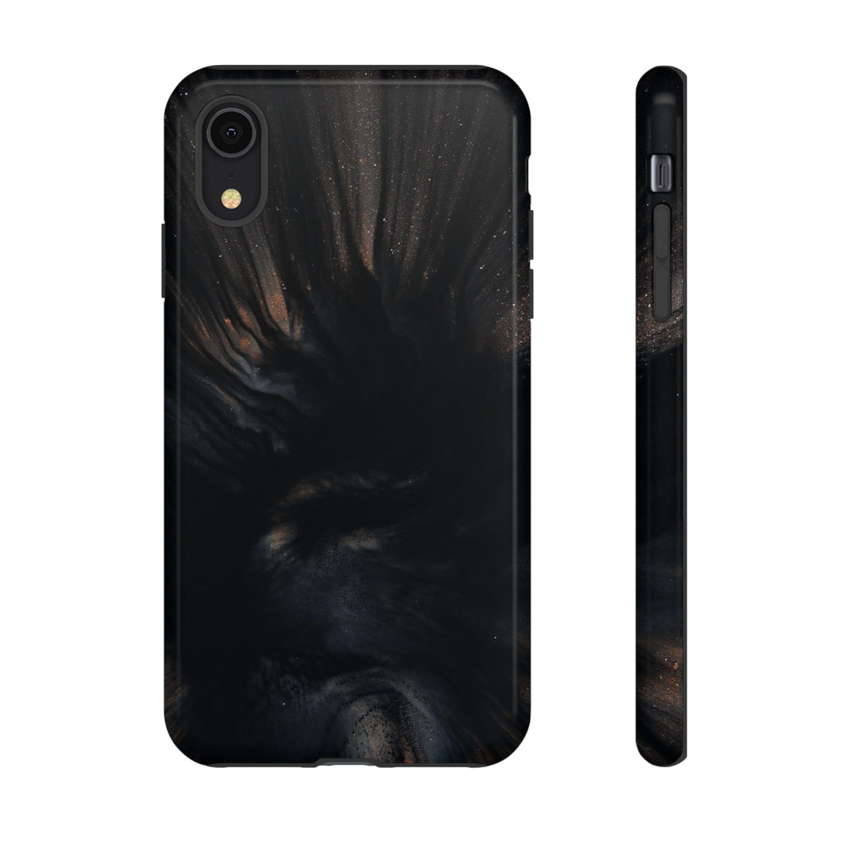 Star Gaze Ink Art iPhone Case (Protective) iPhone XR Glossy Phone Case