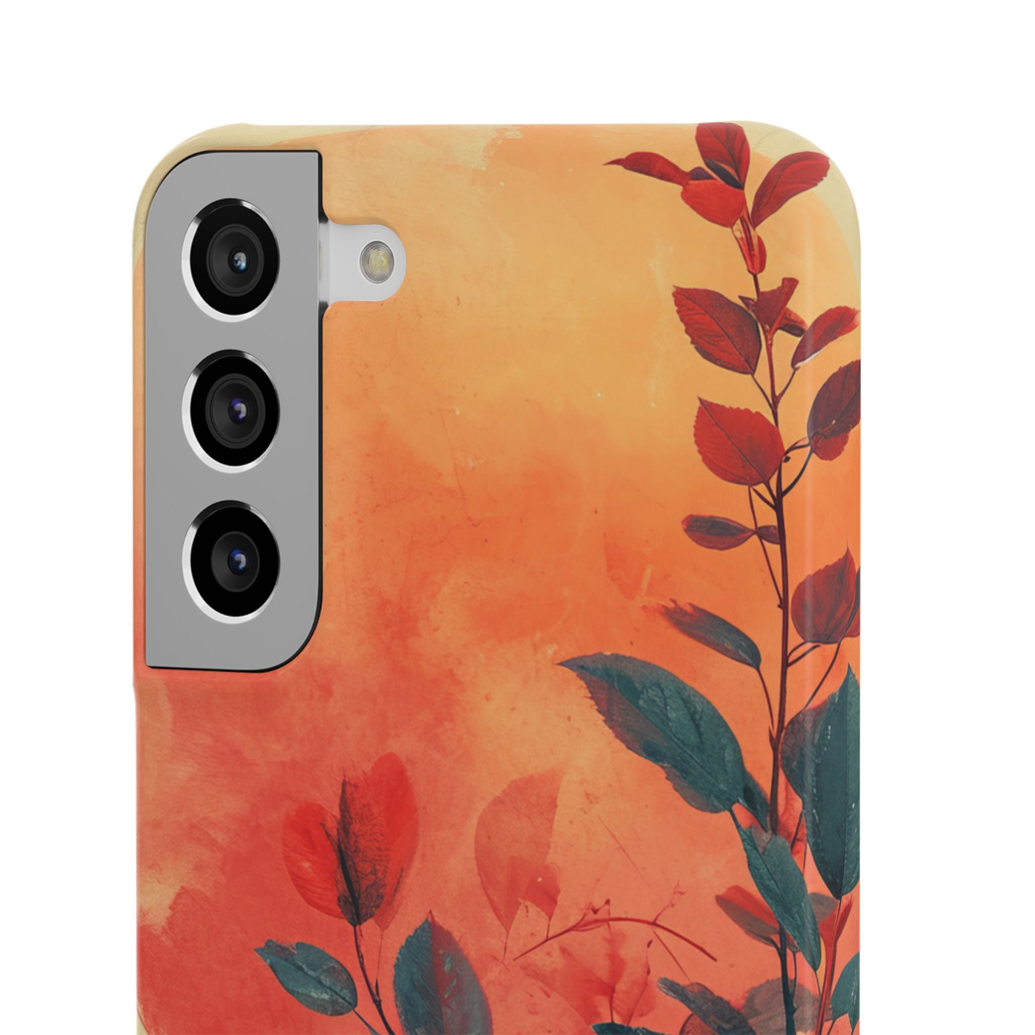 Orange Sun Harmony - Slim Samsung S22 Phone Case