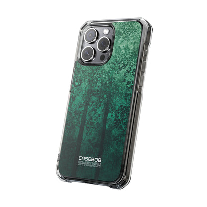 Verdant Forest Canopy iPhone 15 - Impact Clear+