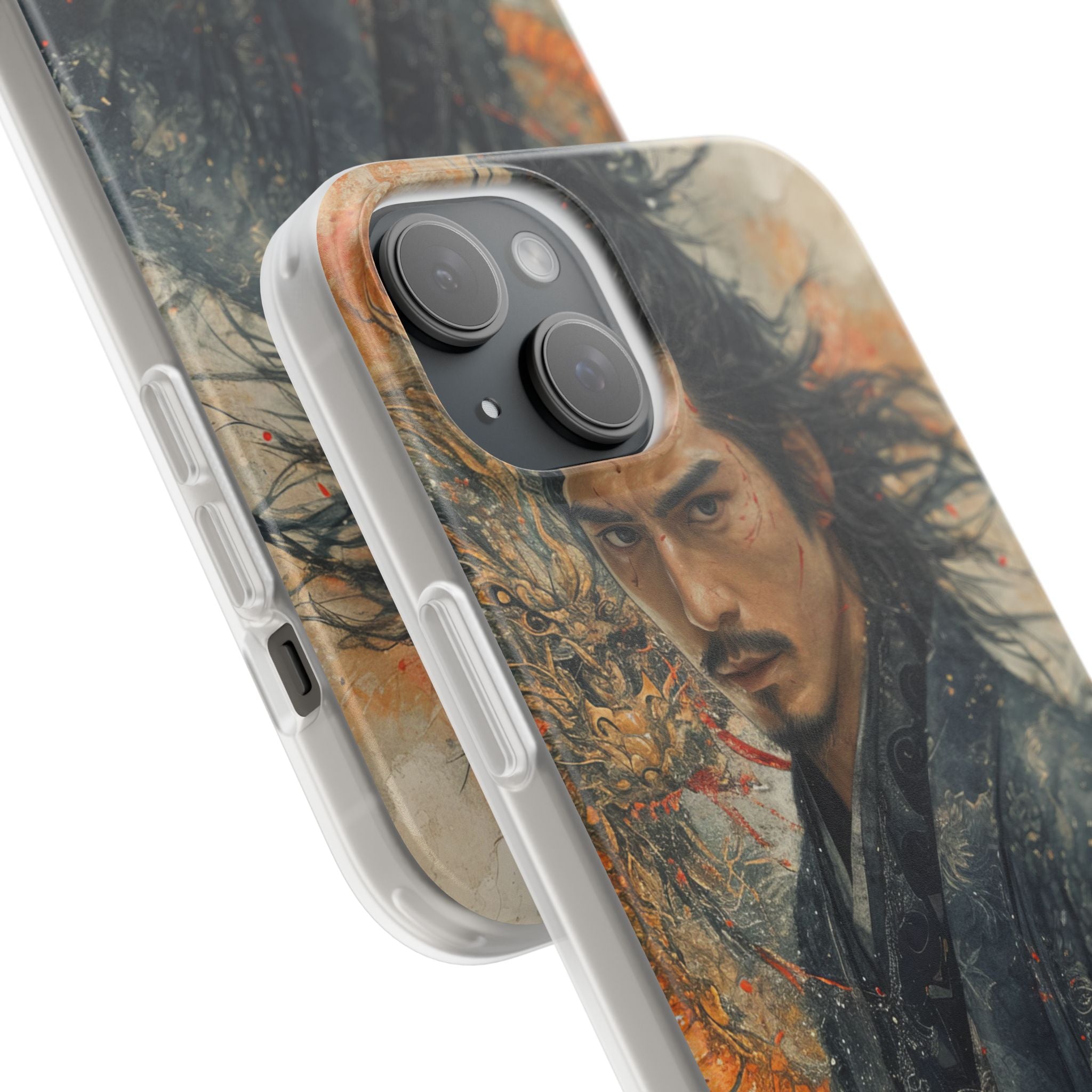 Dragonblade Warrior iPhone 15 Plus Case - Soft