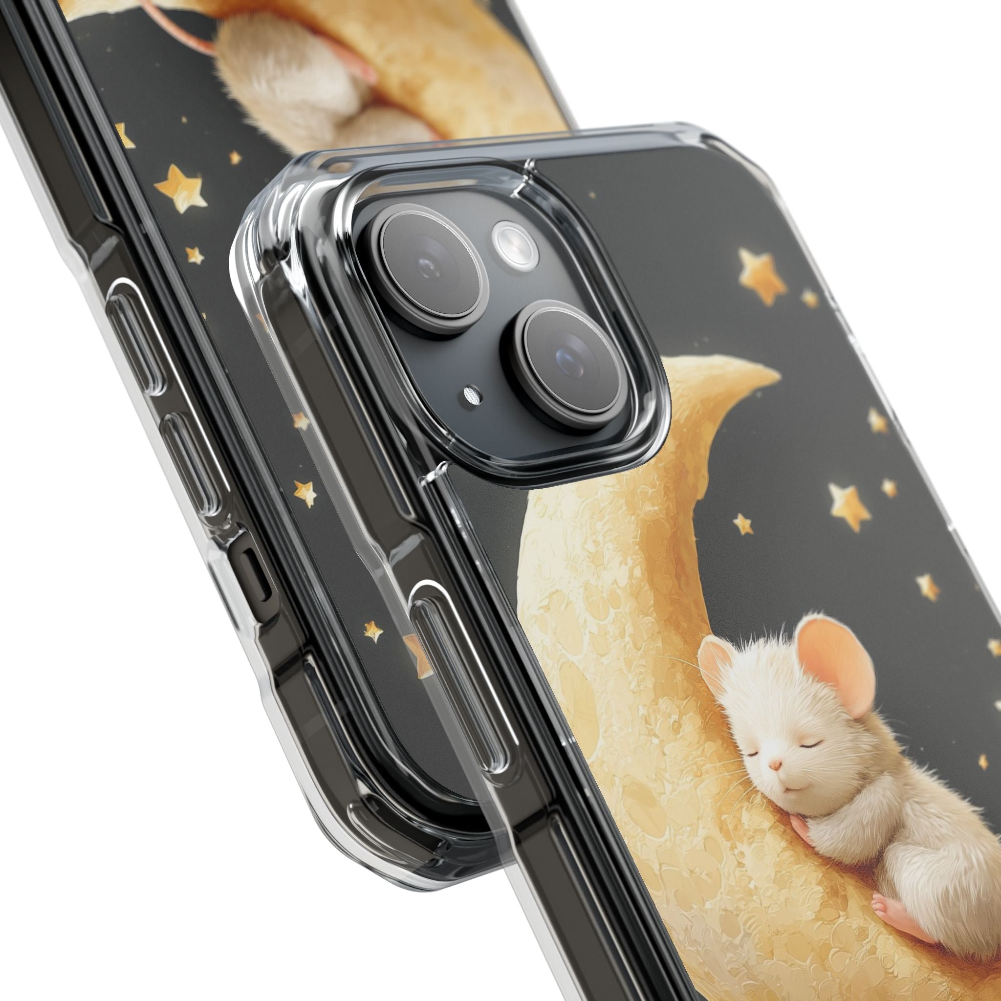 Moon Cradles Mouse iPhone Case - Impact