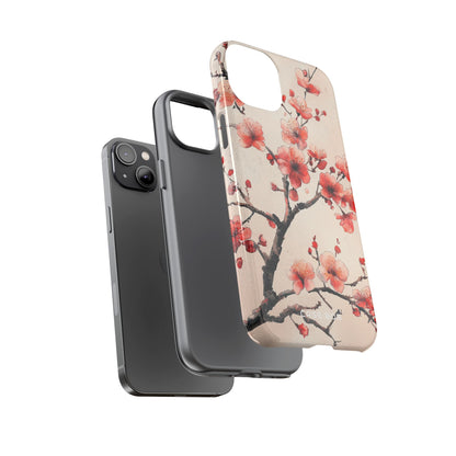 Blossom Shadow iPhone 14 Plus Case - Tough
