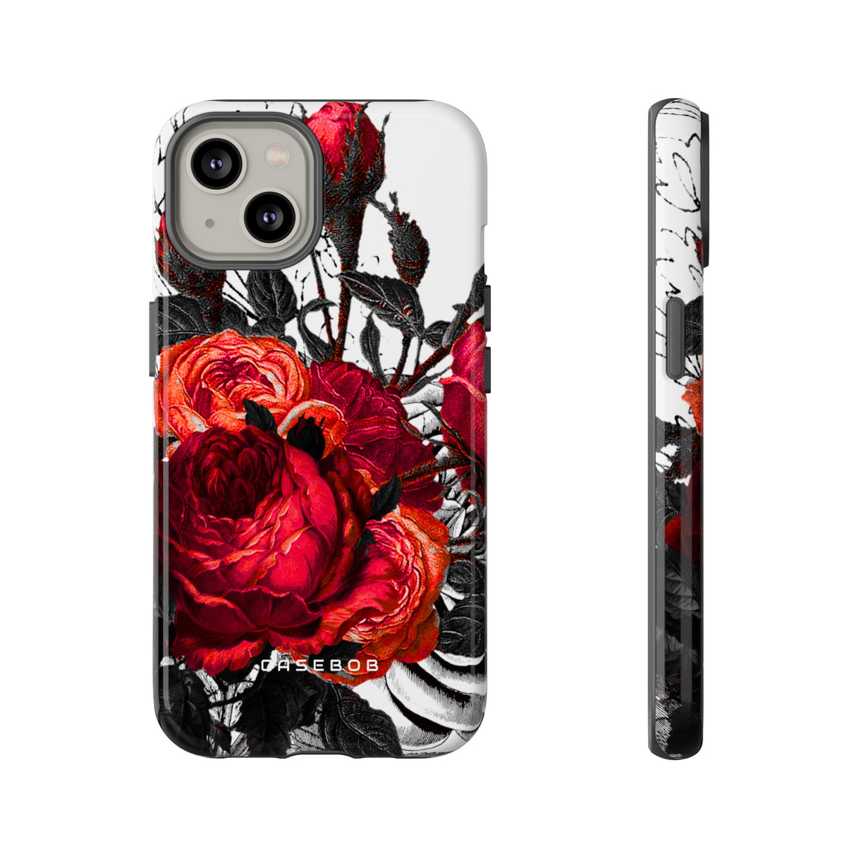 Serarose Gothic Flower - Protective Phone Case