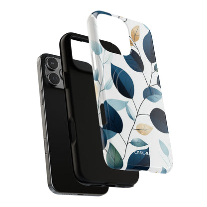 Navy Leaf Veins iPhone 16 Pro Max Case - Tough+