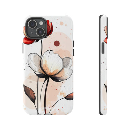 Vibrant Floral Elegance - iPhone Case
