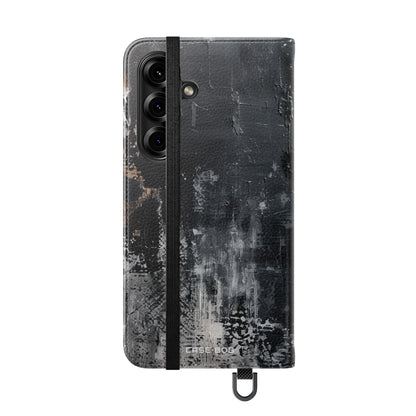 Midnight Brushstroke - Samsung S25 Case - Lompakkokotelo