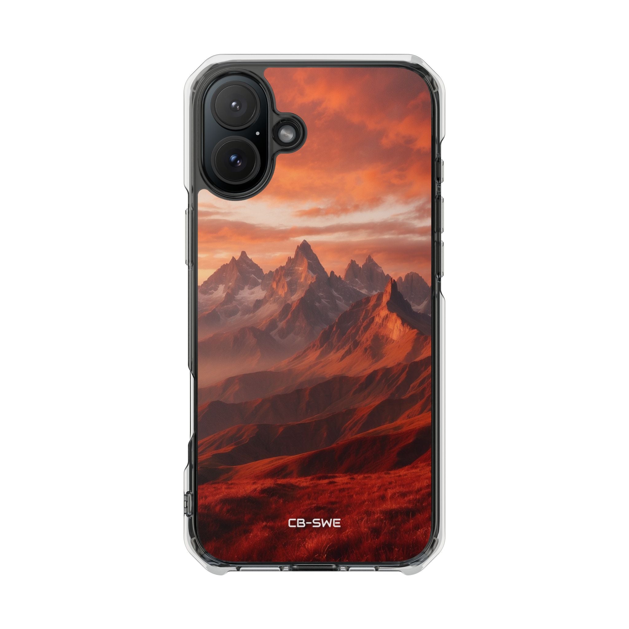 Mountain Peaks Glowing iPhone Case - Impact