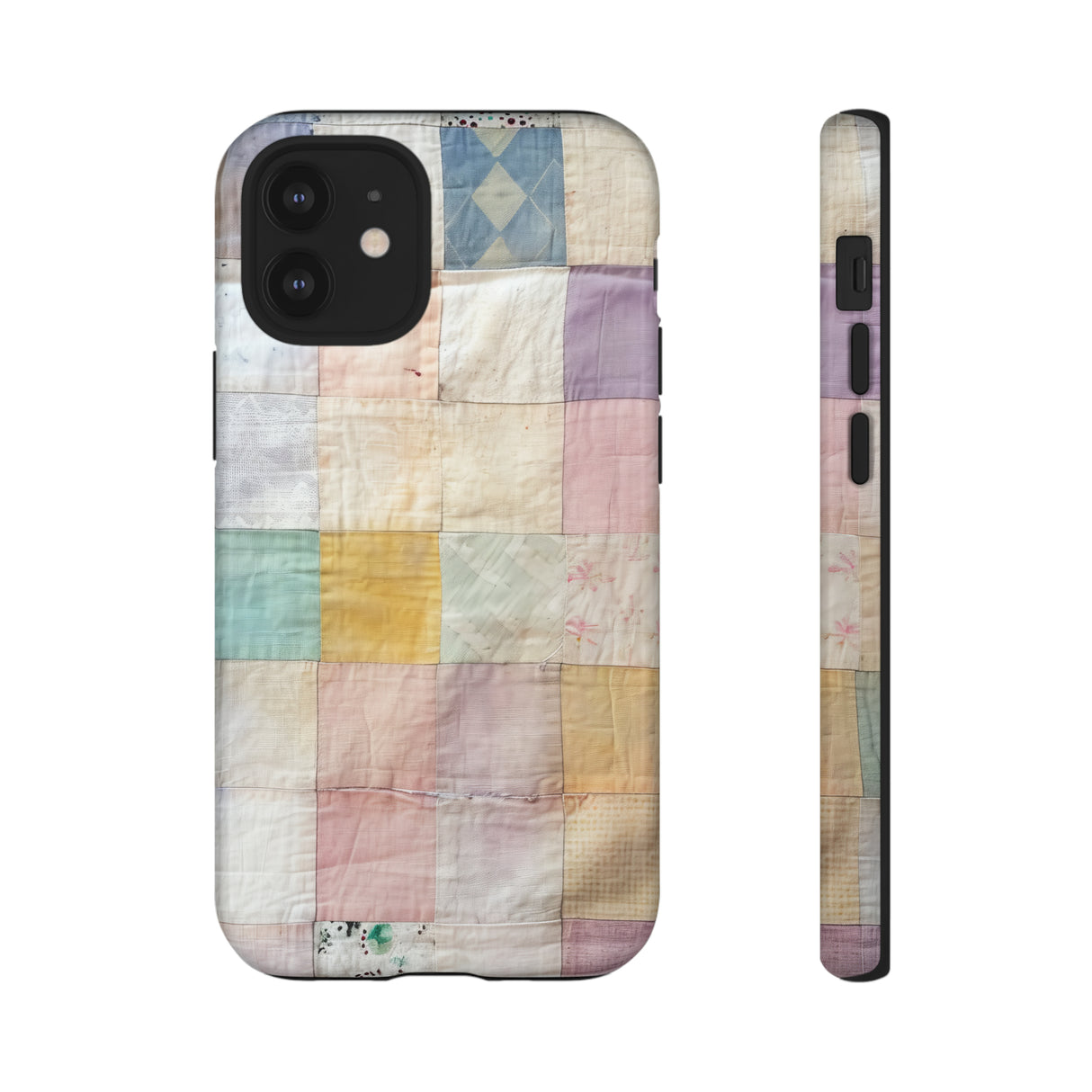 Pastel Quilt Patchwork - Protective Phone Case