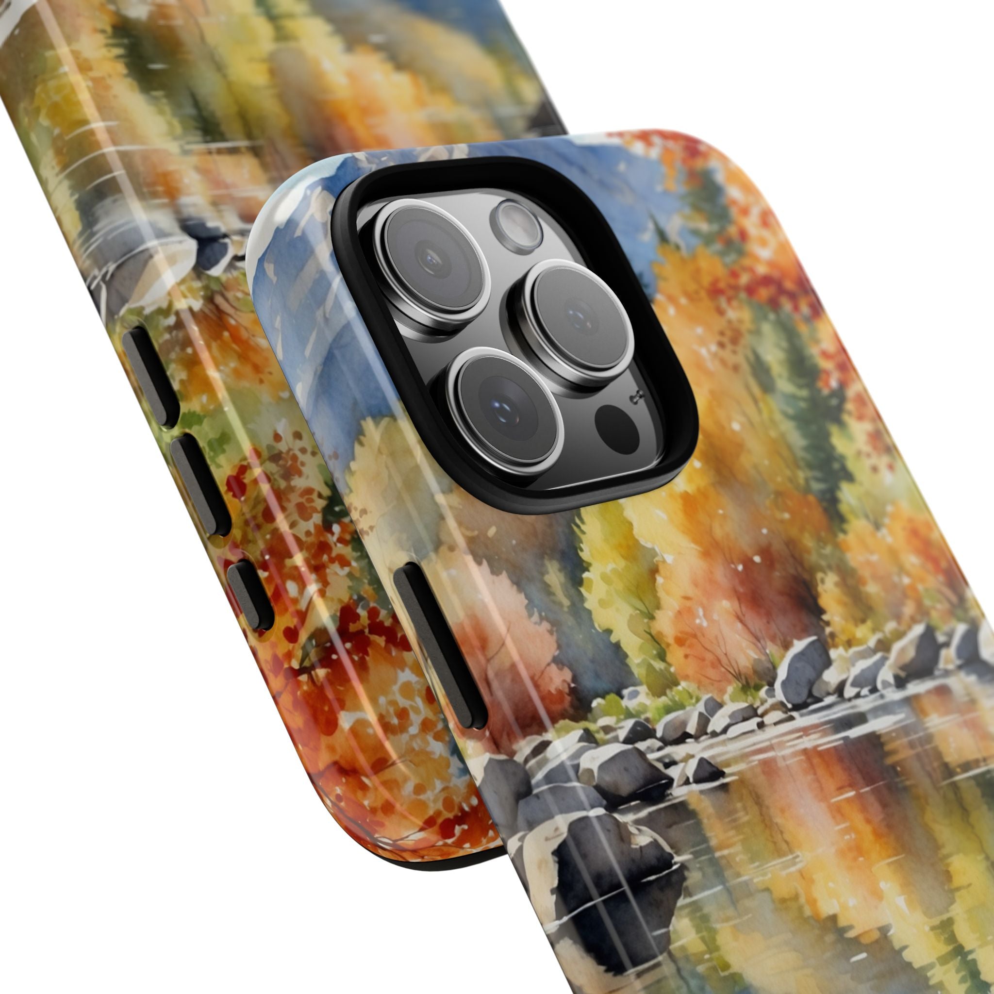 Autumn Leaves Reflect - iPhone Case