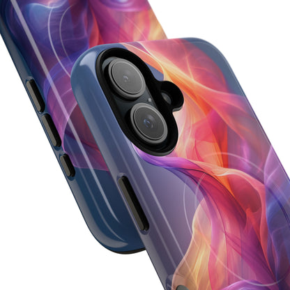 Violet Orange Flow - Tough+ iPhone 16 Phone Case