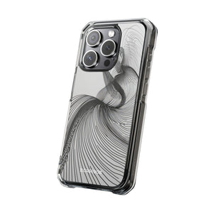 Fluid Elegance - Phone Case for iPhone (Clear Impact - Magnetic)