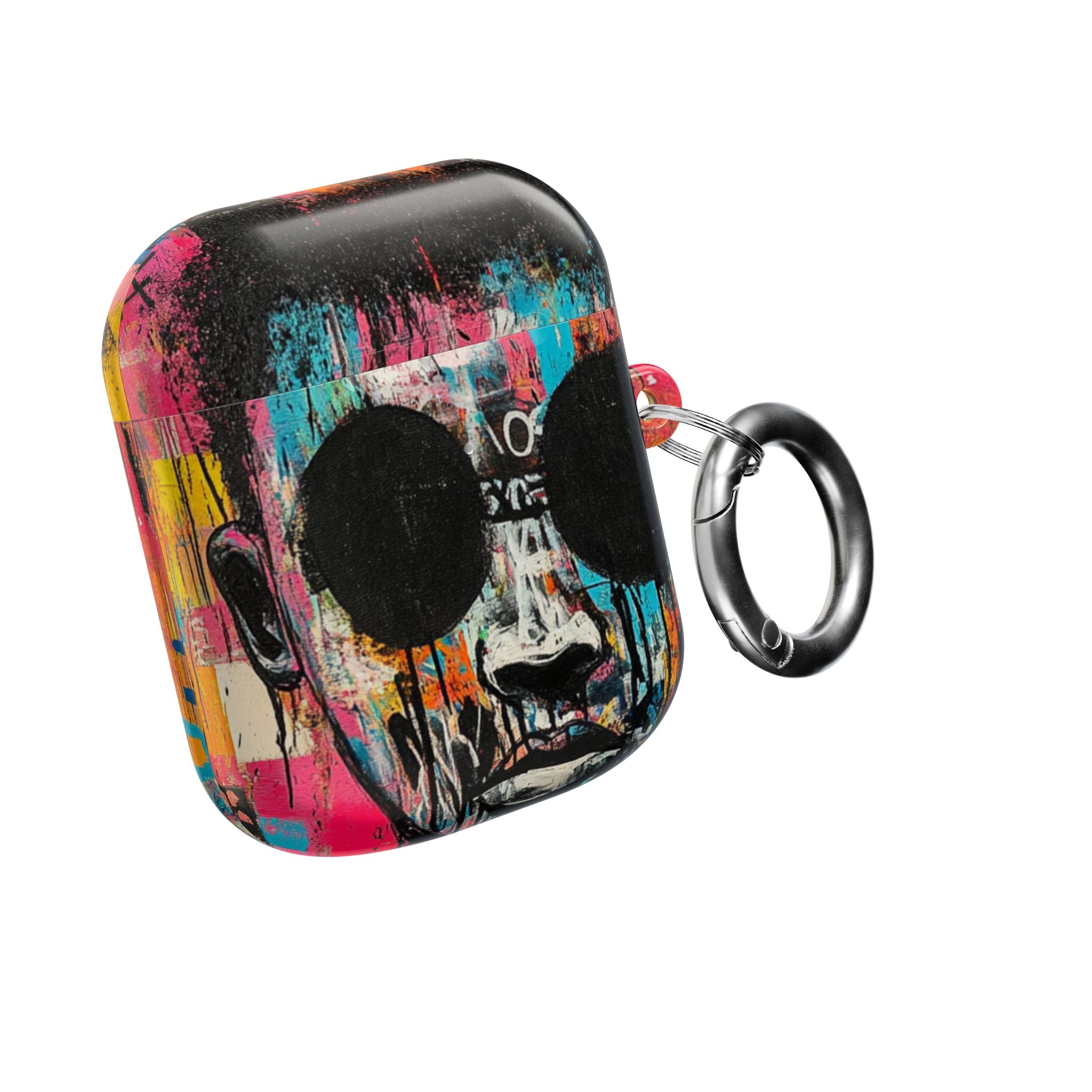 Black Orb Face - AirPods Case
