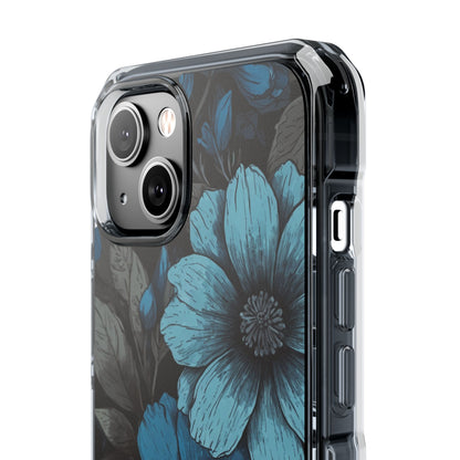 Blue Petal Radiance iPhone 14 Case - Impact