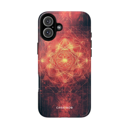 Radiant Mandala iPhone 16 Plus Case - Tough+
