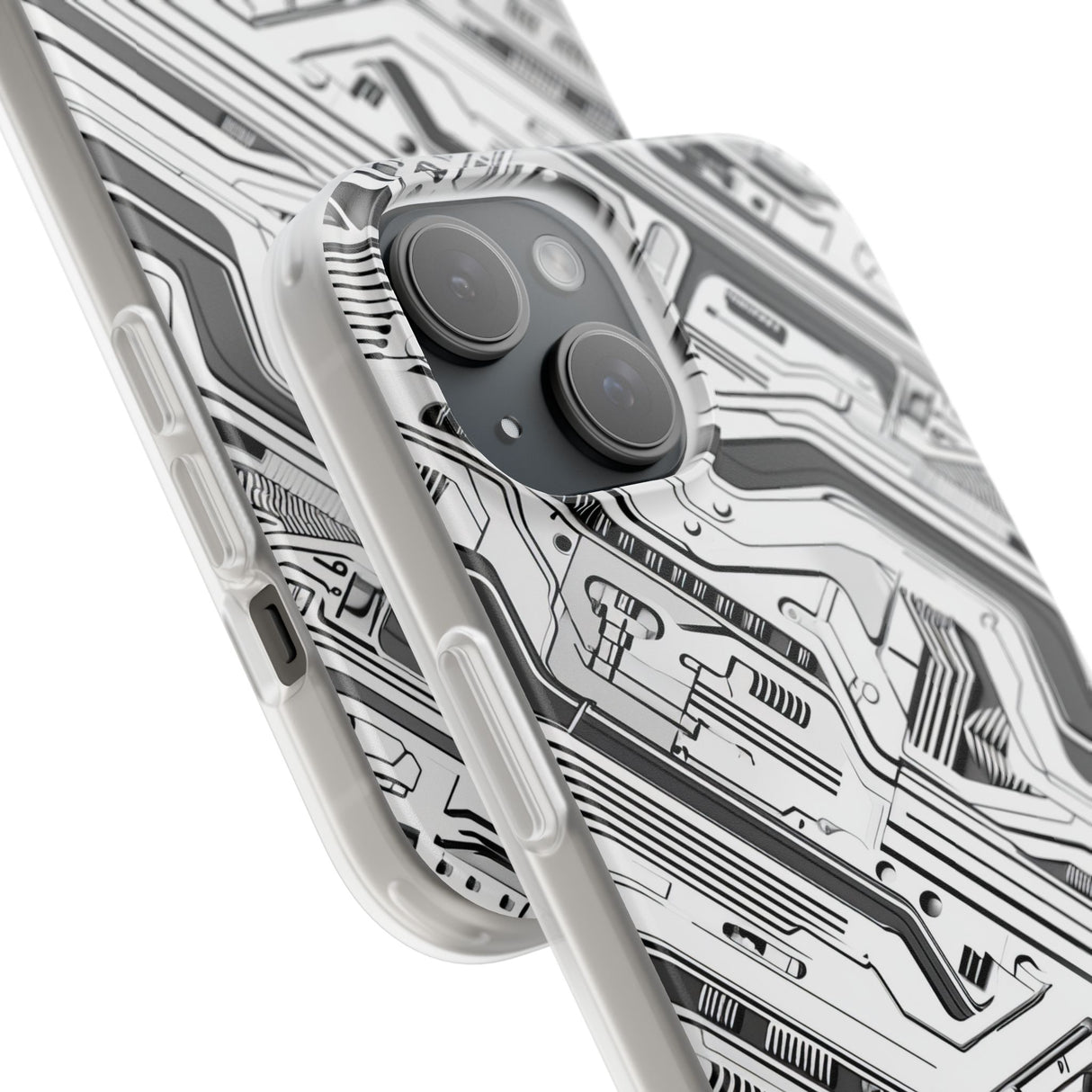 Techno Circuitry | Flexible Handyhülle für iPhone