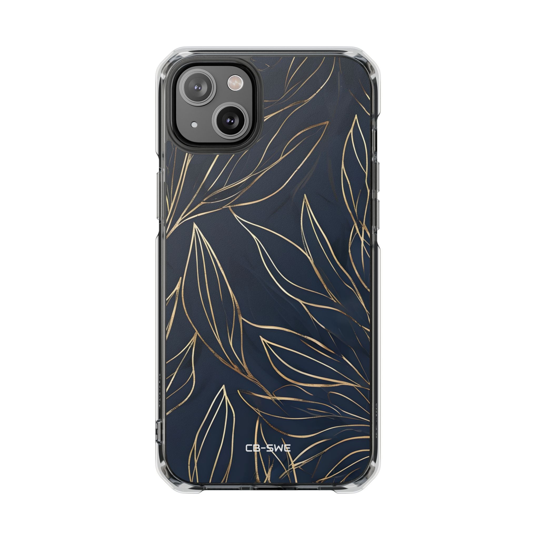Modern Gold Leaves iPhone Case - Impact